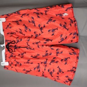 Lobster swim trunks